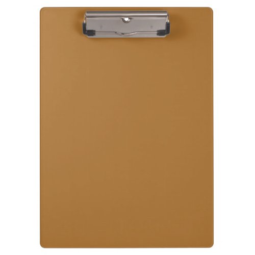  strong orangebrown solid color clipboard