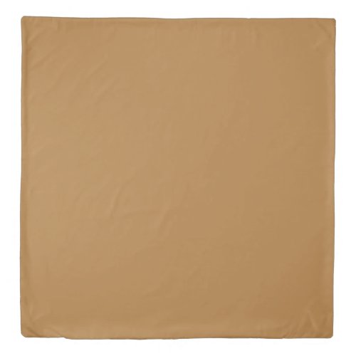  strong orangebrown solid color duvet cover