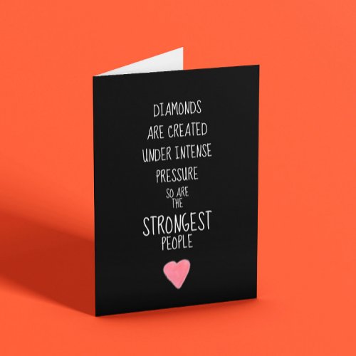 Strong People Inspirational Encouraging  Card