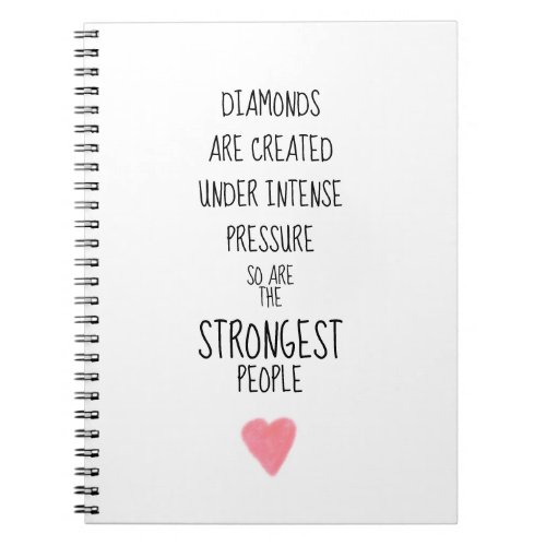 Strong People Inspirational Encouraging  Notebook