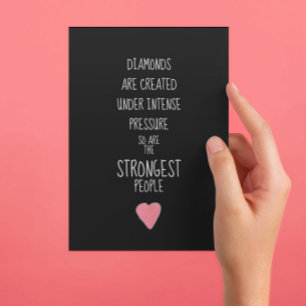 Strong People Inspirational Encouraging Postcard