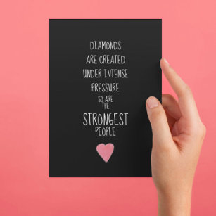 Strong People Inspirational Encouraging  Postcard