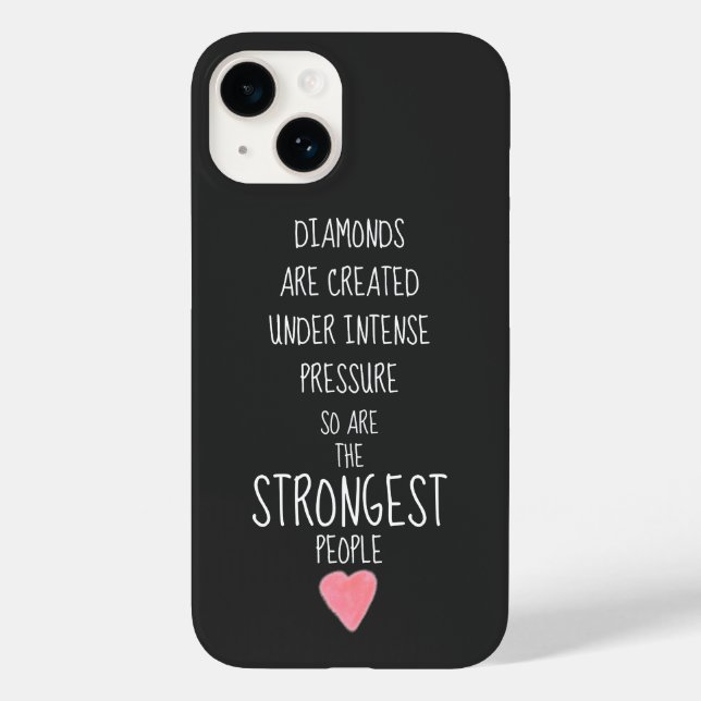 Strong People Quote Case-Mate iPhone Case (Back)