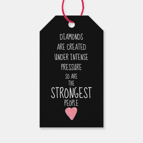 Strong People Quote Gift Tags