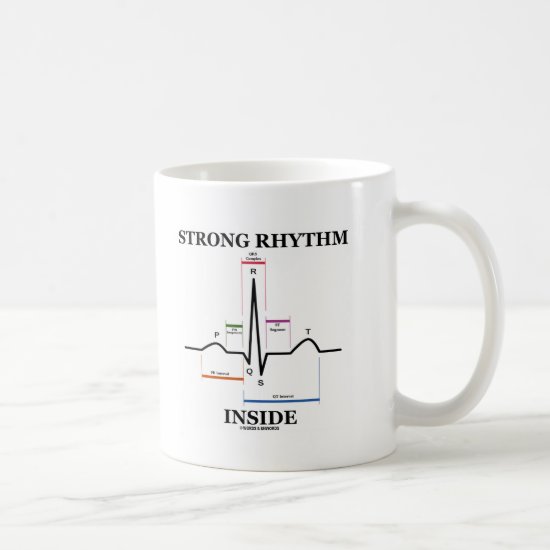 Strong Rhythm Inside (ECG/EKG Heartbeat) Coffee Mug