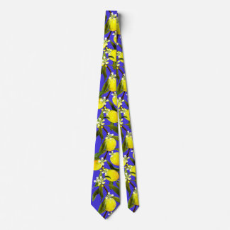 Strong Sicilian lemon pattern Neck Tie