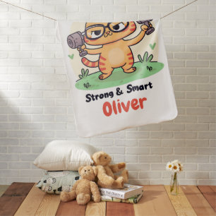 Strong Smart Cat Baby Blanket