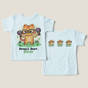 Strong Smart Cat Toddler T-shirt