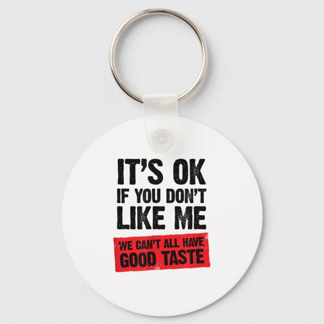 Strong, Smart, Confident &amp; Funny Attitude Quot Keychain (Front)