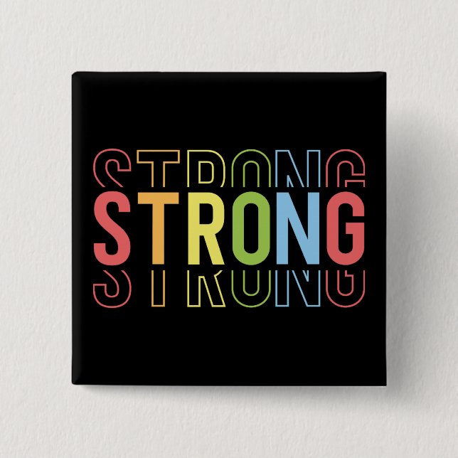 Strong Strength Button (Front)