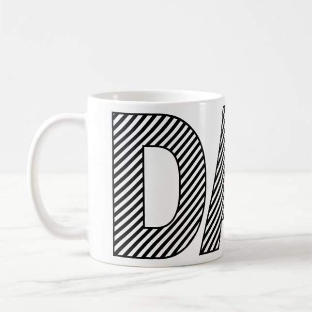Strong & Stylish DAD Coffee Mug (Left)