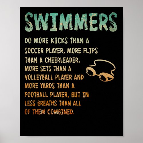Strong Swimmer for Young Athletes Poster