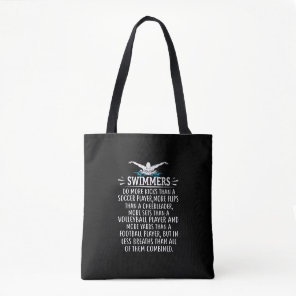 Strong Swimmer Swim Swimming Gifts For Men Women Tote Bag