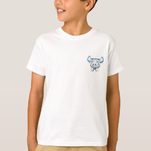 Strong Thunder Cloud Weightlifter Kids T-Shirt