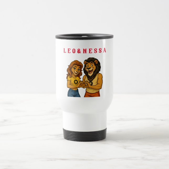 Strong Together – Leo & Nessa Travel Mug (Center)