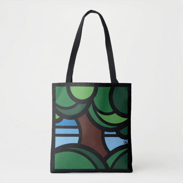 Strong Tree Tote Bag (Front)