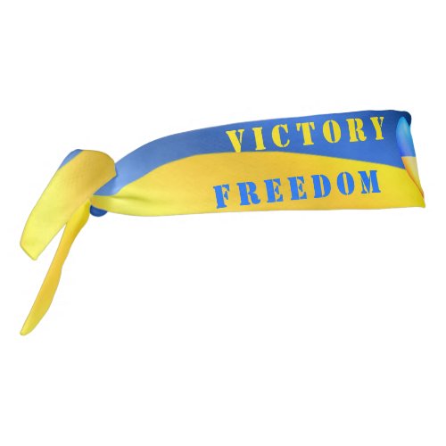 Strong Ukraine _ Ukrainian Flag _ Freedom Victory Tie Headband