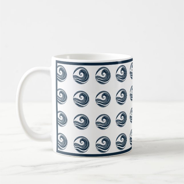 Strong Wave  Coffee Mug (Left)