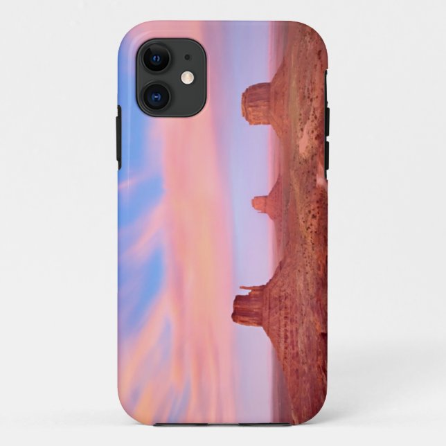 Strong Winds over Desert Valley Case-Mate iPhone Case (Back)