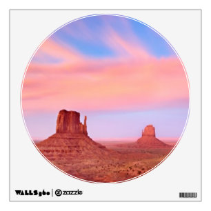 Strong Winds over Desert Valley Wall Sticker