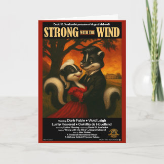 Strong with the Wind Movie Parody Card