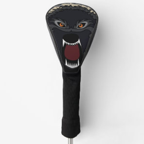 Strong Wolf Golf Head Cover