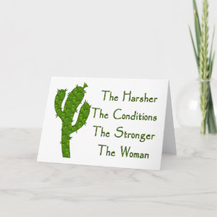 Strong Woman Card