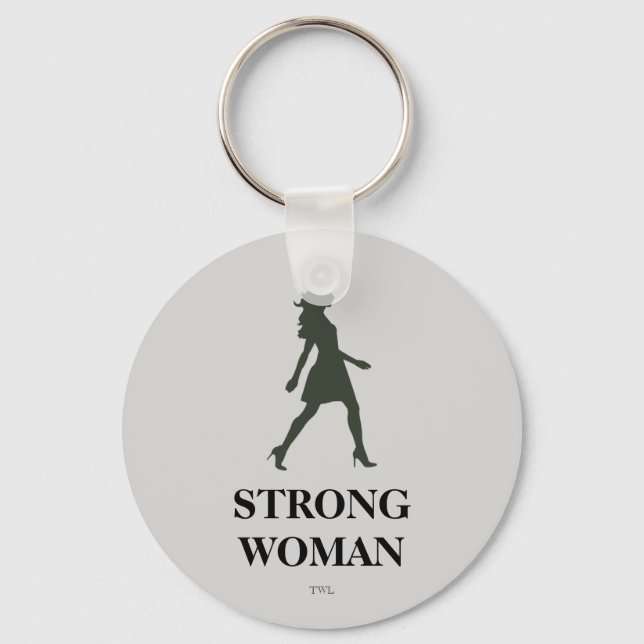 Strong Woman Keychain (Front)