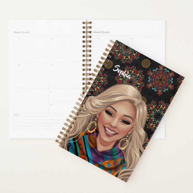 Strong Woman Personalized Planner (Display)
