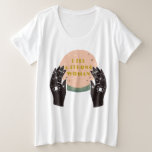 Strong Woman Plus Size T-shirt at Zazzle