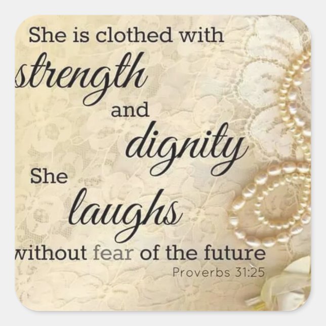 Strong Woman Sticker (Front)