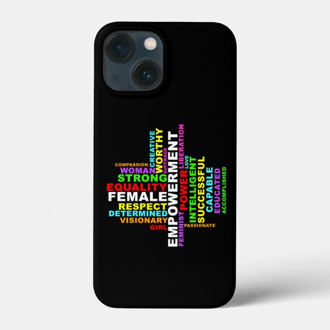 Strong Woman Word Cloud Case-Mate iPhone Case (Back)