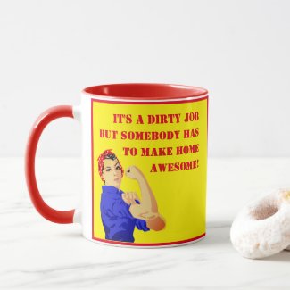 Strong Women Awesome Homemaker Personalized Mug
