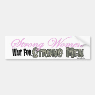 Strong women Bumper sticker
