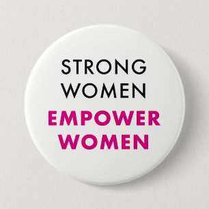 Strong Women, Empower Women - Feminist Pin