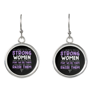 Strong Women Feminist Feminism Women Up Gender Equ Earrings