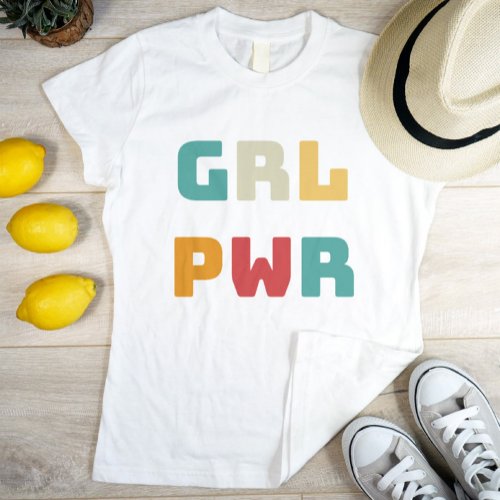 Strong Women Girl Power Graphic T_Shirt
