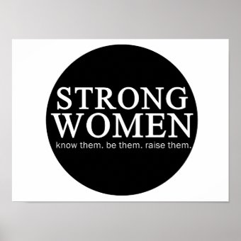 Strong Women Poster | Zazzle