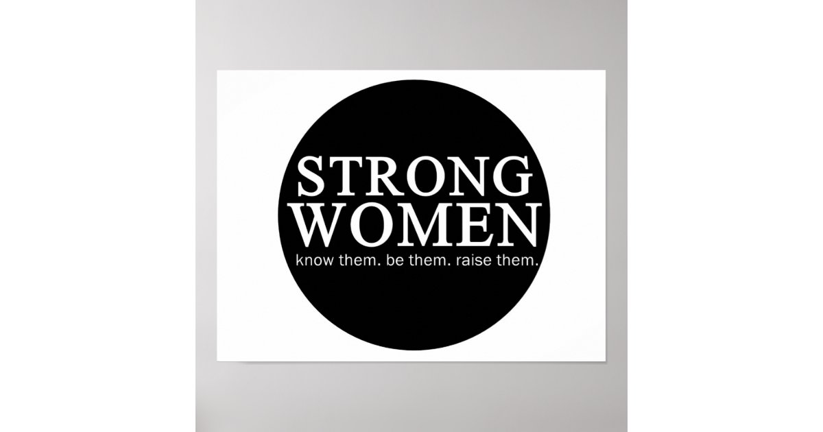 Strong Women Poster | Zazzle