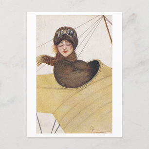 Strong Women Series #2: Pilot Vintage Postcard