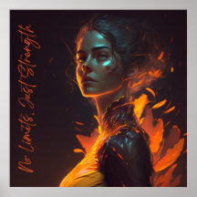 Strong women, strong world - poster inspirant