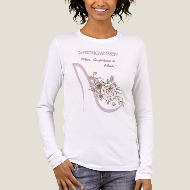 strong women  Tri-Blend shirt (Front)