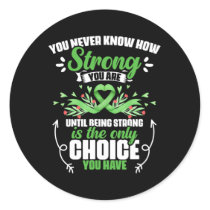 Strong You Are - Bile Duct Cancer Gallbladder Canc Classic Round Sticker