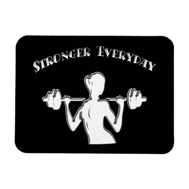 Stronger Everyday - Women's Magnet (Horizontal)