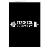 Stronger Everyday - Workout Inspirational (Front)