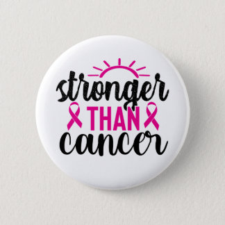 Stronger Than Cancer Button