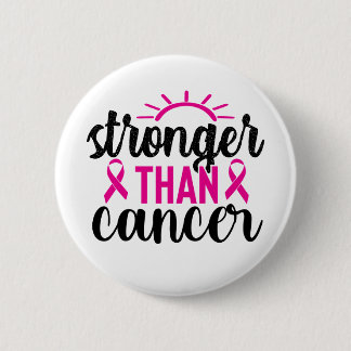 Stronger Than Cancer Button