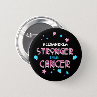 Stronger Than Cancer | Cancer Survivor Custom  Button