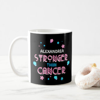 Stronger Than Cancer | Cancer Survivor Custom   Co Coffee Mug