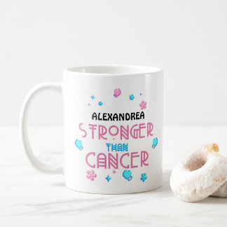 Stronger Than Cancer | Cancer Survivor Custom   Coffee Mug